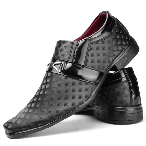 Sapato Social Masculino Verniz, Brilho e Tecido Movelt Conforto - Image 2