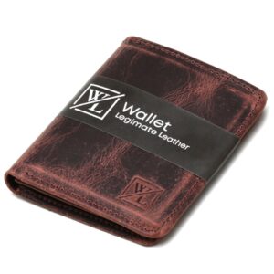 Carteira Masculina Pequena Couro Legítimo. Porta Cartão Slim e documentos