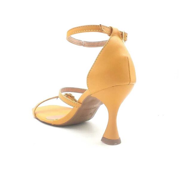 Sandália Mozione Feminina Salto Alto Fivela Elegante Luxo - Image 2