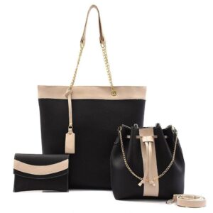 Kit Bolsas Femininas Transversal de Ombro Porta Óculos Moda Mulher Verão